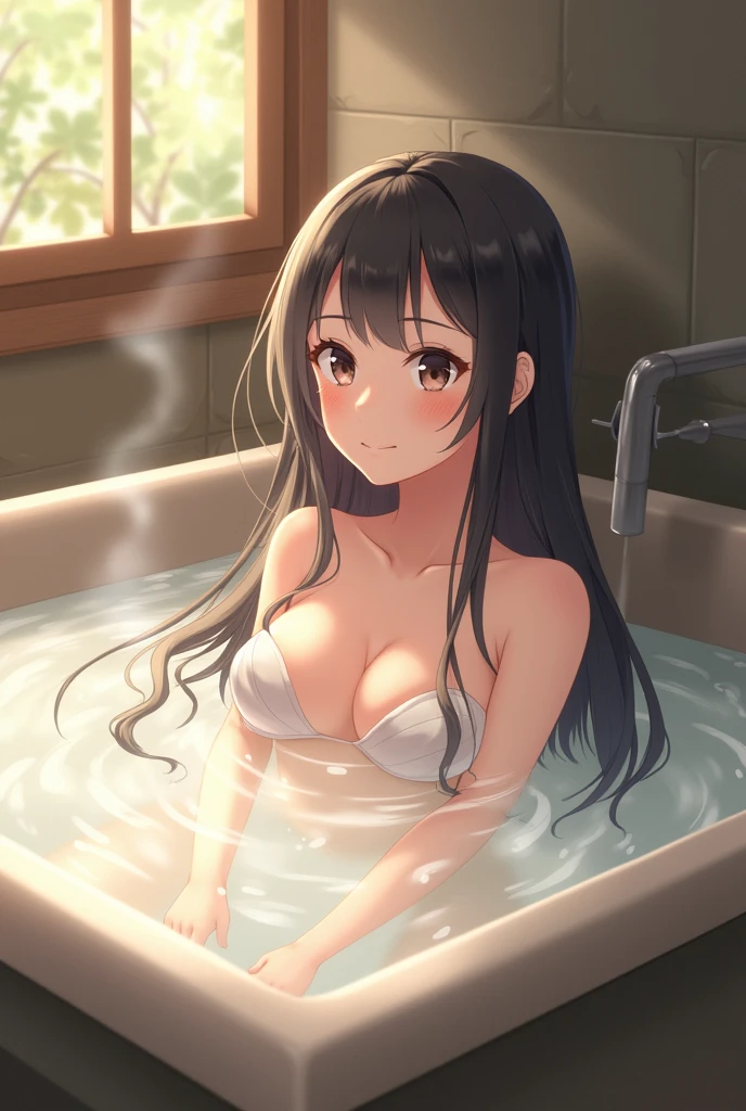 Very detailed CG Unity 8k 壁紙),(masterpiece), (Highest quality), (Very detailed), (Best illustrations),(Best Shadow), 1girls ai_generated asuna_(Blue_archive) bathing bathroom bathtub blonde_hair Blue_archive Blue_eyes breasts female flyingpancake hair_over_one_eye huge_breasts indoors light-skinned_female light_skin long_hair naughty_face nude nude_female stable_diffusion wet wet_body