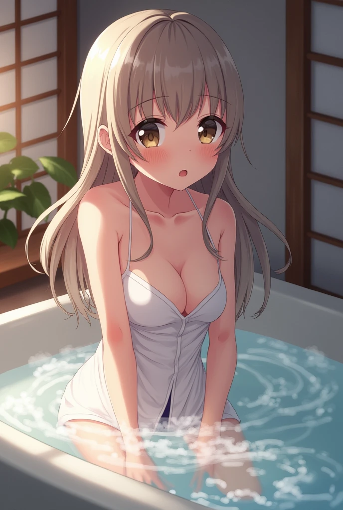 Official art、(Highly detailed CG Unity 8K:1.3)、Perfect litthing、colourfull、Bright Front face Illuminating、(Skindentation),
(Master Pieces:1.5), (best_quality:1.0), Super Hi-Vision, super detailing,upper view,(Bath towel:1.2),Sweat,Seductive smile,
Photo Shot,(Open_Bath towel:1.3),hight resolution,(On all fours:1.4),(from_side:1.4),(absurderes:1.2)、Kodak Portra 400、film grains、Background blur、(bokeh dof:1.2)、(lensflare:1.2)、(vivd colour:1.2),
(cowboys_shot:1.4),during daytime、Sunsight,Face up,((Asuna)),(Asuna Yuki),(Bra with red ribbon:1.3)
((Orange Eyes))、Parted bangs ,Beautiful breasts、perspiring、length hair、(chestnut-colored hair,Maroon hair:1.5)、hugetits、(Solo:1.5),on the beds,(neat figure:1.5)
(a 1 girl:1.5)、18year old、High school students、Beautiful Finger、beautiful long leg、Beautiful body、Beautiful nose、Beautiful character design、Perfect eyes、face perfect、a navel、Beautiful hair,Sweat,Animated,(naughty expression:1.4), (Wet clothes,Bare legs,Exquisite cloth,beautifully detailed eyes,), (Portrait),(bath towels:1.4),(See-through:1.3),
(lovly、Large breasts:1.5)、(Beautiful face:1.5)、(narrowwaist)、delicate patterns、intricate detailes、an anime girl、A seductive anime girl、beautiful alluring anime woman、Beautiful charming anime teen、Smooth Anime CG Art、Beautiful anime girl、charming anime girls、The best girls in anime、beautiful anime woman、oppai、Ecchi anime style、lascivious,Exquisite cloth,Ren Hao、Lace-trimmed legwear、delicate patterns、intricate detailes、red blush、shinny skin、oestrus,(Style image of woman wearing bath towel:1.5)、A seductive anime girl、Small curved loli、Smooth Anime CG Art、beautiful alluring anime teen、photorealistic anime girl render、beautiful alluring anime woman、animesque,Soft lighting、Beautiful anime girl、charming anime girls、Perfect body with realistic shading、