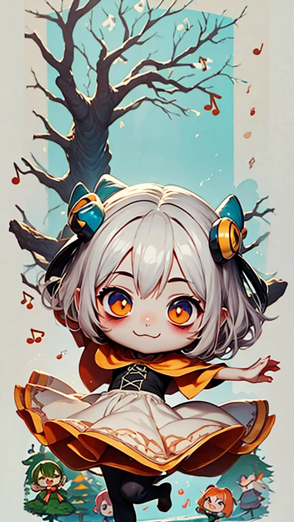 Illustration, Chibi Cute, Anime Girls,