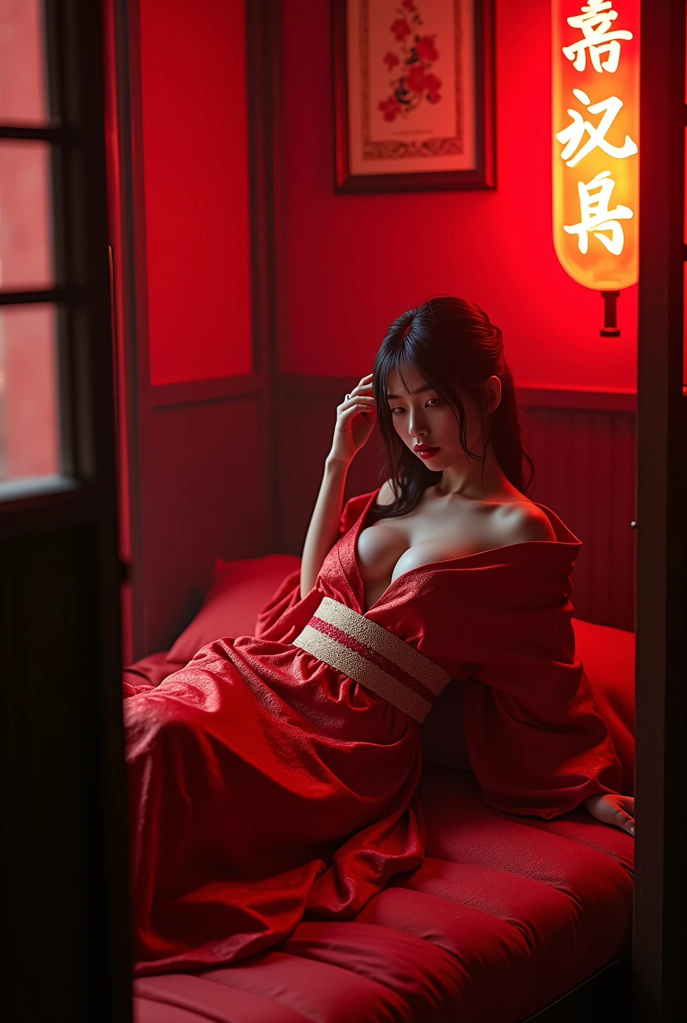 Beauty、Red light district、futon