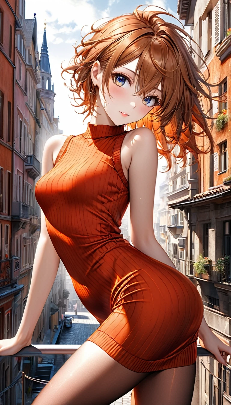 best quality, from behind, 1girl, looking back, large ass, red dress, bare legs, auburn hair, long hair, street, outdoors, people, wind blowing dress up, ass peek, glow effects, godrays <lora:add-detail-xl:0.8>, (Studio ghibli style, Art by Hayao Miyazaki:1.2), Anime Style, Manga Style, Hand drawn, cinematic sensual, Sharp focus, humorous illustration, big depth of field, Masterpiece, concept art, trending on artstation, Vivid colors, Simplified style, trending on ArtStation, trending on CGSociety, Intricate, Vibrant colors, Soft Shading, Simplistic Features, Sharp Angles, Playful