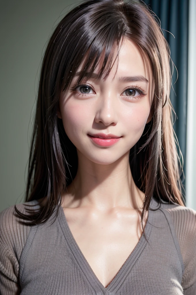 (masterpiece:1.3), high resolution, ultra detailed, extremely detailed CG unity 8k wallpaper, realistic, photo-realistic, RAW photo, beautiful detailed face, pale skin, realistic glistening skin, detailed cloth texture, detailed hair texture, Perfect body, Beautiful Face, accurate, Anatomically correct, Highly detailed face and skin texture, natural neck length, (beautiful hands), (fair skin:1.1), (well-aligned teeth:1.1), (Sweaty skin:1.2),
BREAK,
Detailed eyes, symmetric eyes, Light Brown eyes, Double eyelids, Thin eyebrows, (Glossy lips:1.4), ((A face with waiting for a kiss:1.2)), (blush:1.1), (A sparkling small hair accessory:1.1), (beautiful smile:1.1)
BREAK,
(A classy and Cute woman1.3), (nude, nsfw, nipple, navel:1.2),
BREAK,
medium large breasts, slender figure, firm abs,
((very short hair, Dark blonde hair, bangs:1.2)), (cowboy shot:1.3), (looking at viewer), From above,
BREAK,
(((standing at office:1.3))),
