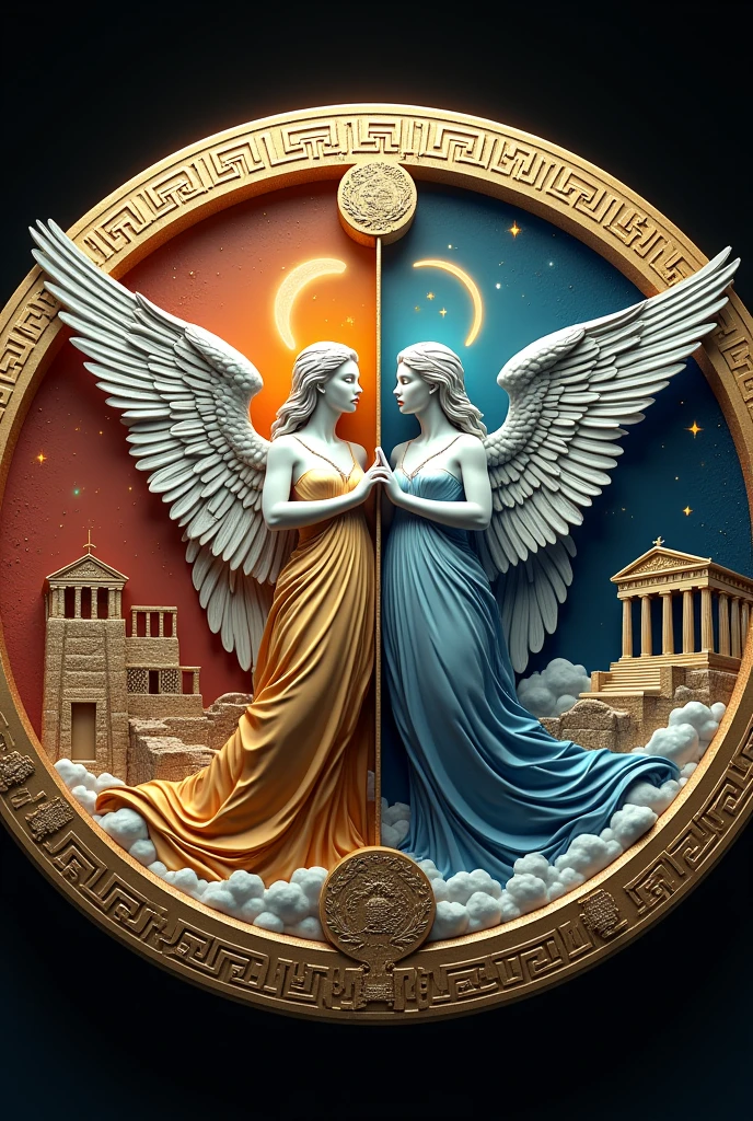 A modern god and goddess based on social media influencers