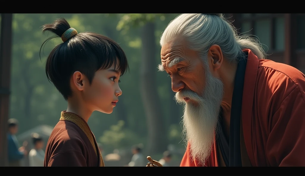 Gojo and sukuna fight for ten second scene, realistic,4k realistic, render, cinematic,anime live action, real life