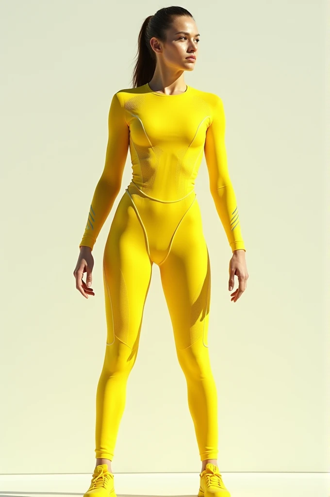 The most beautiful,thin,most pretty and clever Malaysian muslimah adult girl wears yellow and gold lycra turtleneck unitard catsuit.She always wear yellow and gold lycra dancewear stretchy square hijab.