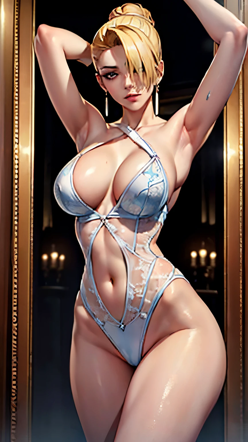 best quality,8k,high resolution,masterpiece:1.2), (Ultra detailed), (Erotic Lingerie) (NSFW is not safe for artwork), (mature) (King of Fighters Setup), (pose sexual), (realistic,photorealistic,fotorrealistica:1.37), (high definitionR,high definition), (portrait), (vivid colors), (long legs), (clearly elongated face), (broad) (Hermosos detailed eyes), (beautiful detailed lips), (extremely detailed eyes and face), Bright eyes Dynamic angle and posture, drenched in sweat, perspiration, undressing (long eyelashes), (sharp focus), (physically based representation), (unclothed), (big breasts) (open legs), (intense), (expression of intense desire), (Motion blur), (elegant), (Slim figure), (inspired by anime), (bright lights), (sexual), (contrasting colors), (mysterious atmosphere), (action packed scene), (Unique style), (amazing), (elegant), (evocative), (expressive), (intriguing atmosphere), (giant breasts:1.2) ((best quality)),((very detailed)),masterpiece,absurdities,detailed face,beautiful face,(detailed eyes, deep eyes),(1 girl),((dynamic pose)), Erotic Lingerie