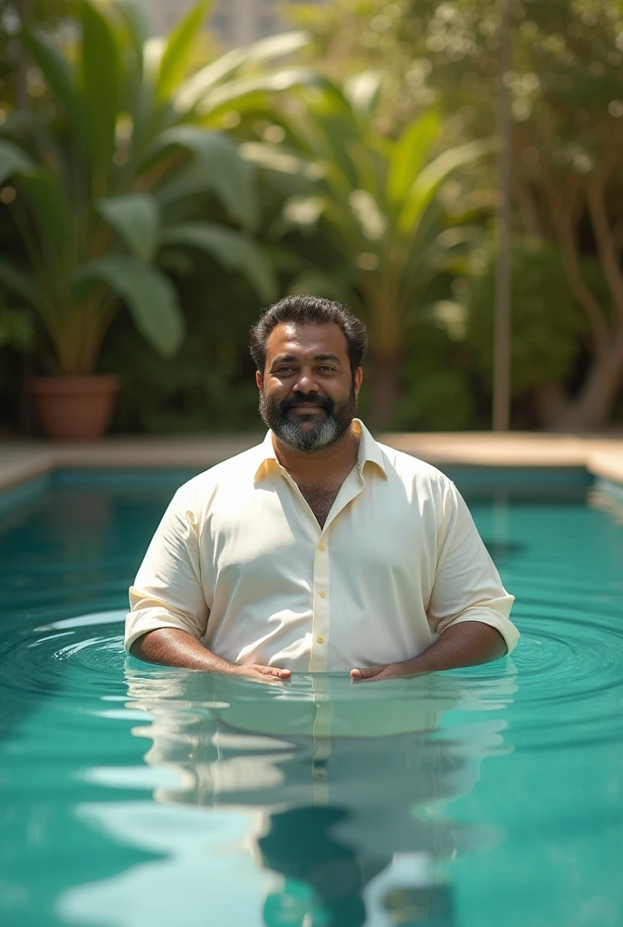Pavan Kalyan swimming pool 