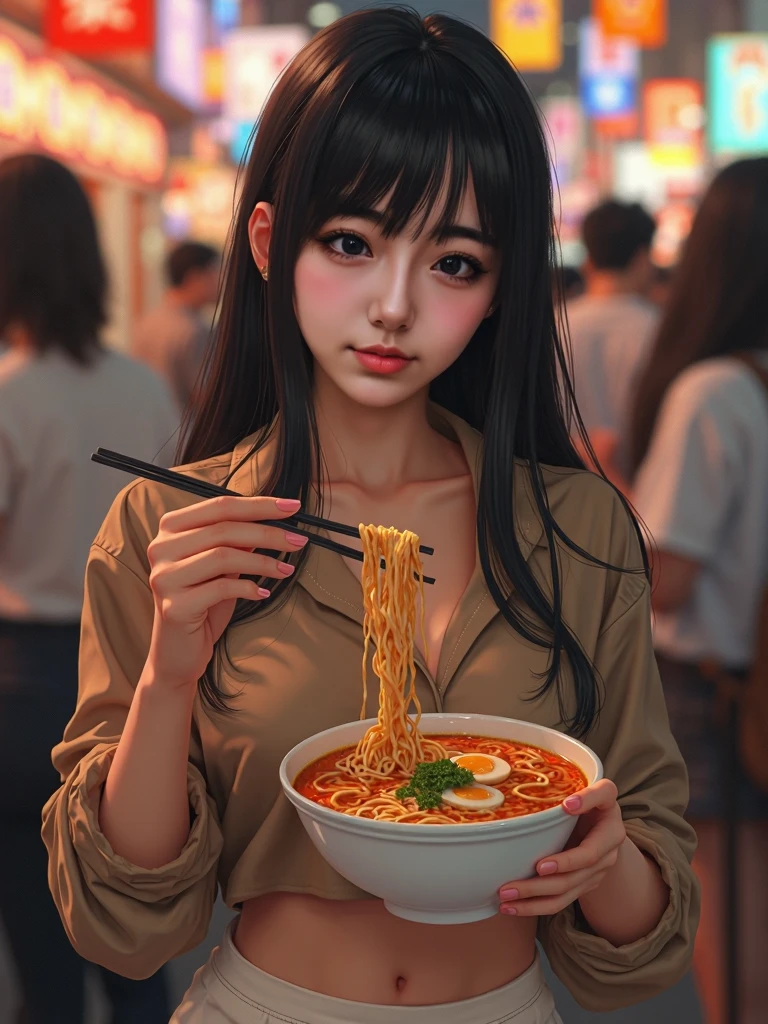 (best quality, masterpiece), 1girl, meal, eating,