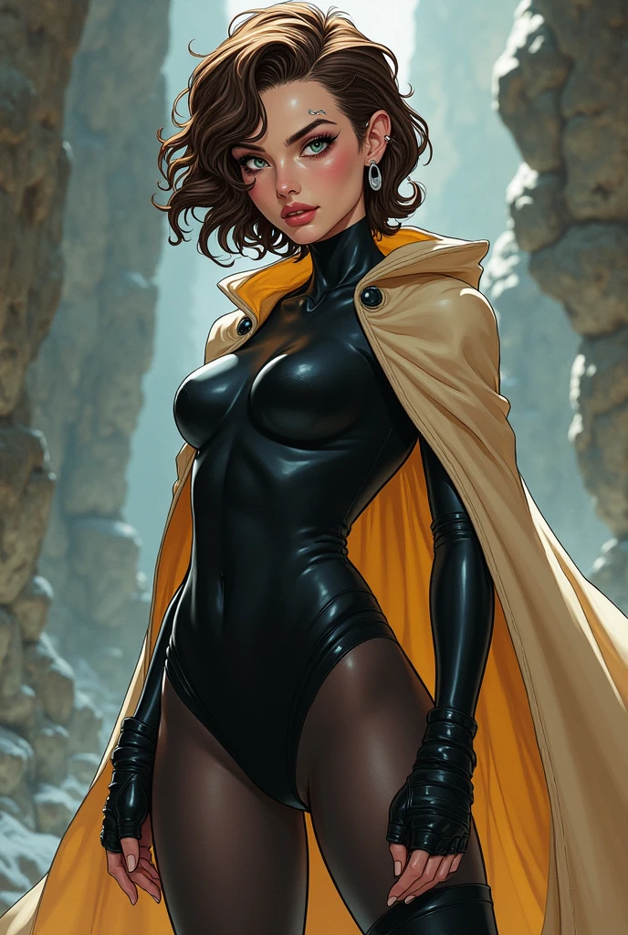 (Gal Gadot:Evangeline Lilly), pubic hair, (looking at viewer, light smile, ), brown hair, brown eyes,  long hair, hair_flying, Fluttering hair, flying_hair, ((Transparent glasses, glasses, glasses_on_nose)), wind coat, black_coat,
((nfsw, expose,  nude, breasts out, nipple, small breasts, )), sexy, charming, stunning,  enhance, delicate, (pale skin, real_skin), sunlight, 
autumn, wind, tree, fallen leaves, outdoor,
best quality, high quality, highres, 8k, photo realistic, raw photo, cannon, nikon,
