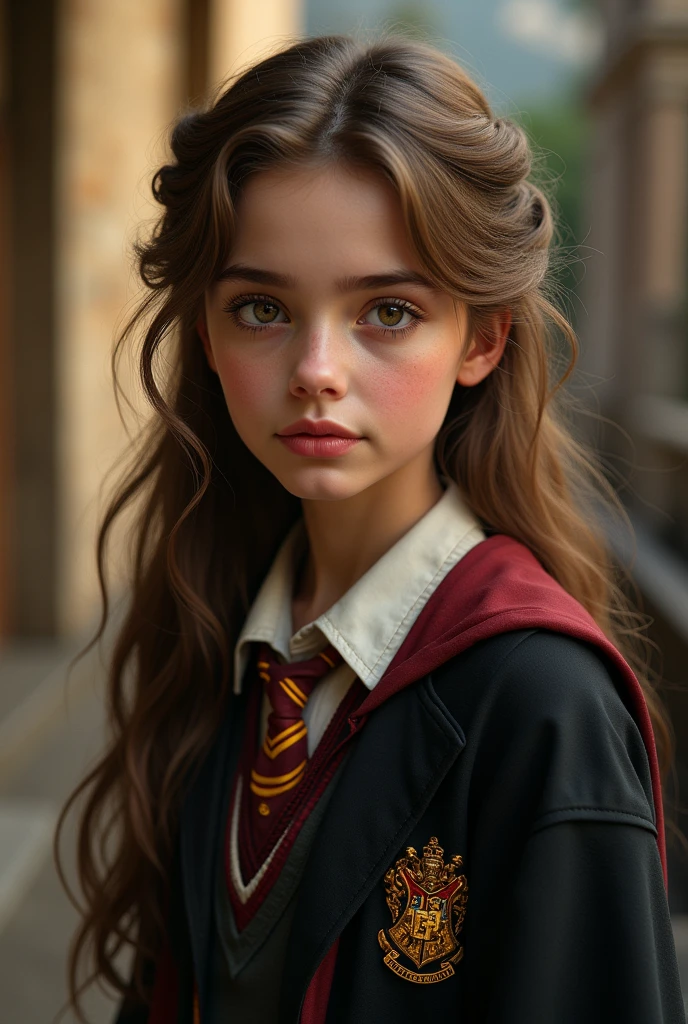 hermione gothic slytherin with red eyes