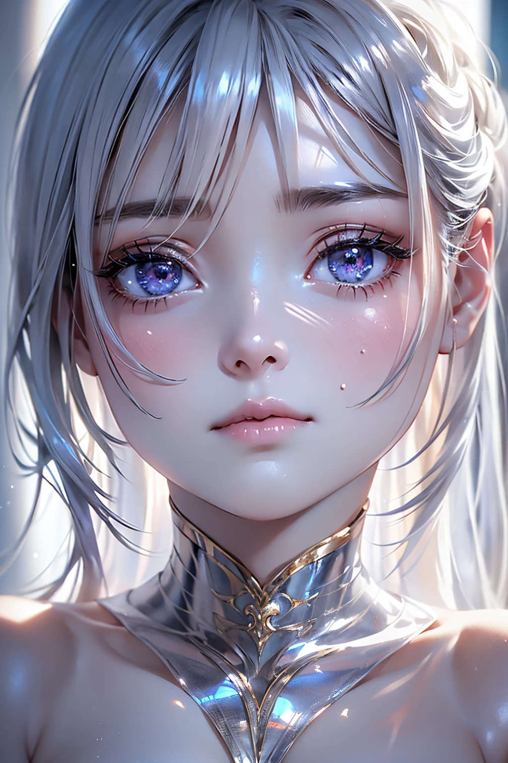 ((Anatomically correct depiction、masterpiece、Best Quality、8k))、、Attractive beautiful almond-shaped eyes、((Wide-open whites of the eyes:1.1))、Long eyelashes、美しい桜colorの唇、A high, well-defined nose、color々Hairstyle、Beautiful and shiny hair、((Realistic:1.3))、Bold composition、Highly detailed face、Detailed、Golden Ratio Face、Ultra-high resolution、((Beautiful, translucent white skin:1.3))、漂い出るcolor気、Sweaty skin、Warm sunlight、Sidelong glance