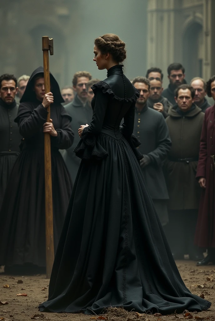 {An angry mob of people, vividly capturing the intense emotions and unrest of the 1672 era.}, Black & White Photograph, Realistic Style inspired by Greg Rutkowski, Canon EF 35mm Lens, Wide Shot, (Black & White:1.5), (Hyperrealistic 3D render:1.16), (Natural Light:0.9), (4K Resolution:1.25), (Intricate Details:1.14)