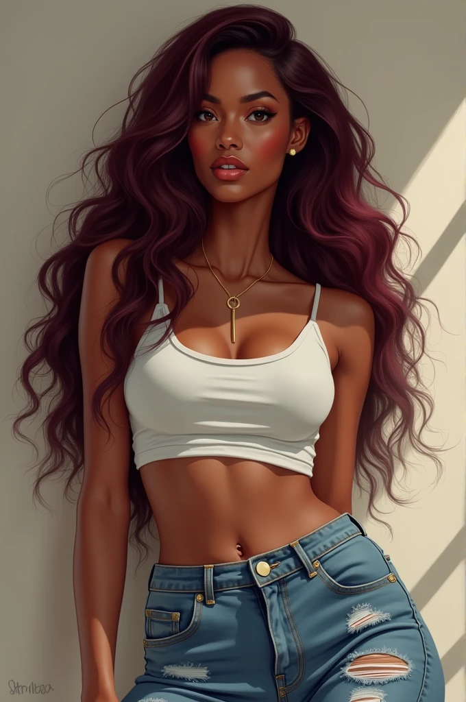 Destini, Dark ebony, slim thick, black ethnicity, curvy girl, long curly hair, wide hips, curvy body, wearing Women’s 2024 Summer Mini Skirt Tennis Athletic Inner Shorts Side Slit Workout Golf Bodycon Casual Skorts Clothes, half up half down hairstyle, Hyperrealism, Hyperdetailed, Photorealistic, Realism, High Resolution, Jewelry, Hair Flower, Masterpiece, Anatomically Correct, Accurate, Best Quality,