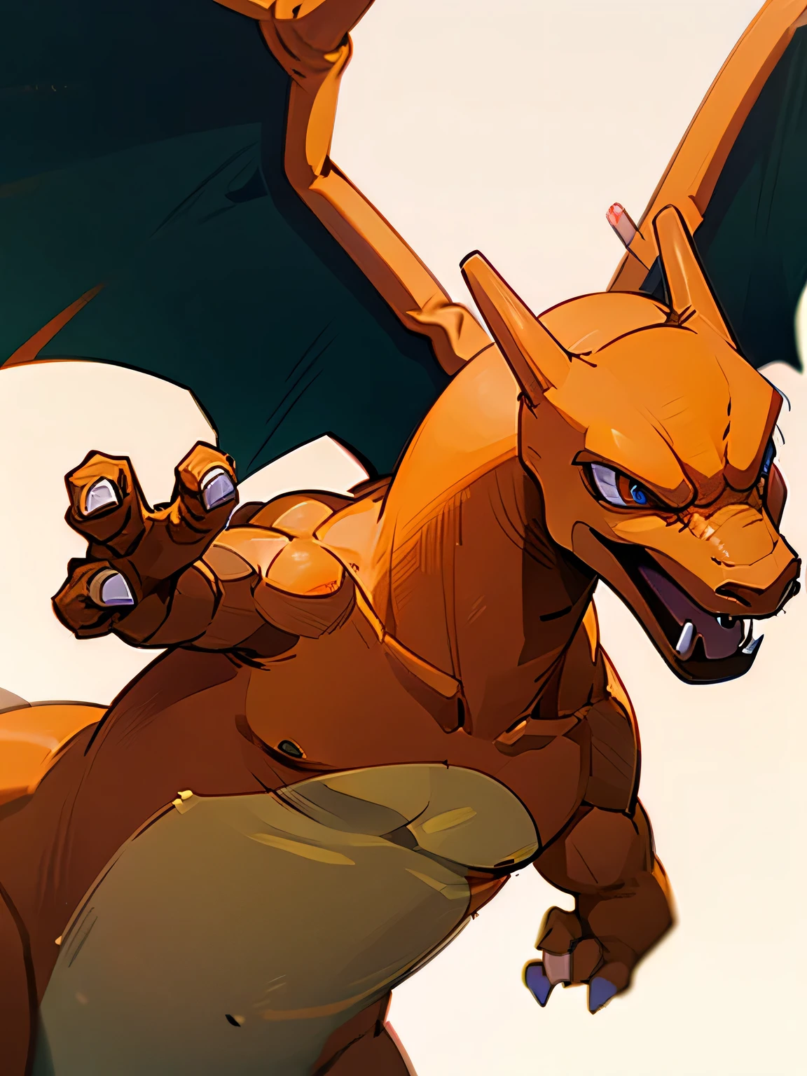 close up upperbody,Charizard