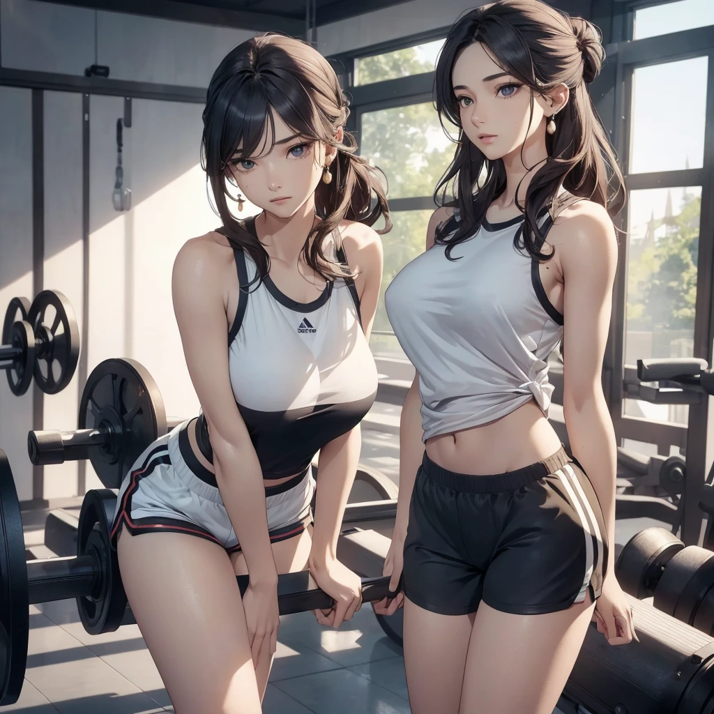 Top Riding Exercise Bikes Women, japanes, Sporty physique, Young Pretty Gravure Idol, Young Gravure Idol, Young Sensual Gravure Idol, Realistic Young Gravure Idol, Young skinny gravure idol, At the gym, Sporty, fit girl,