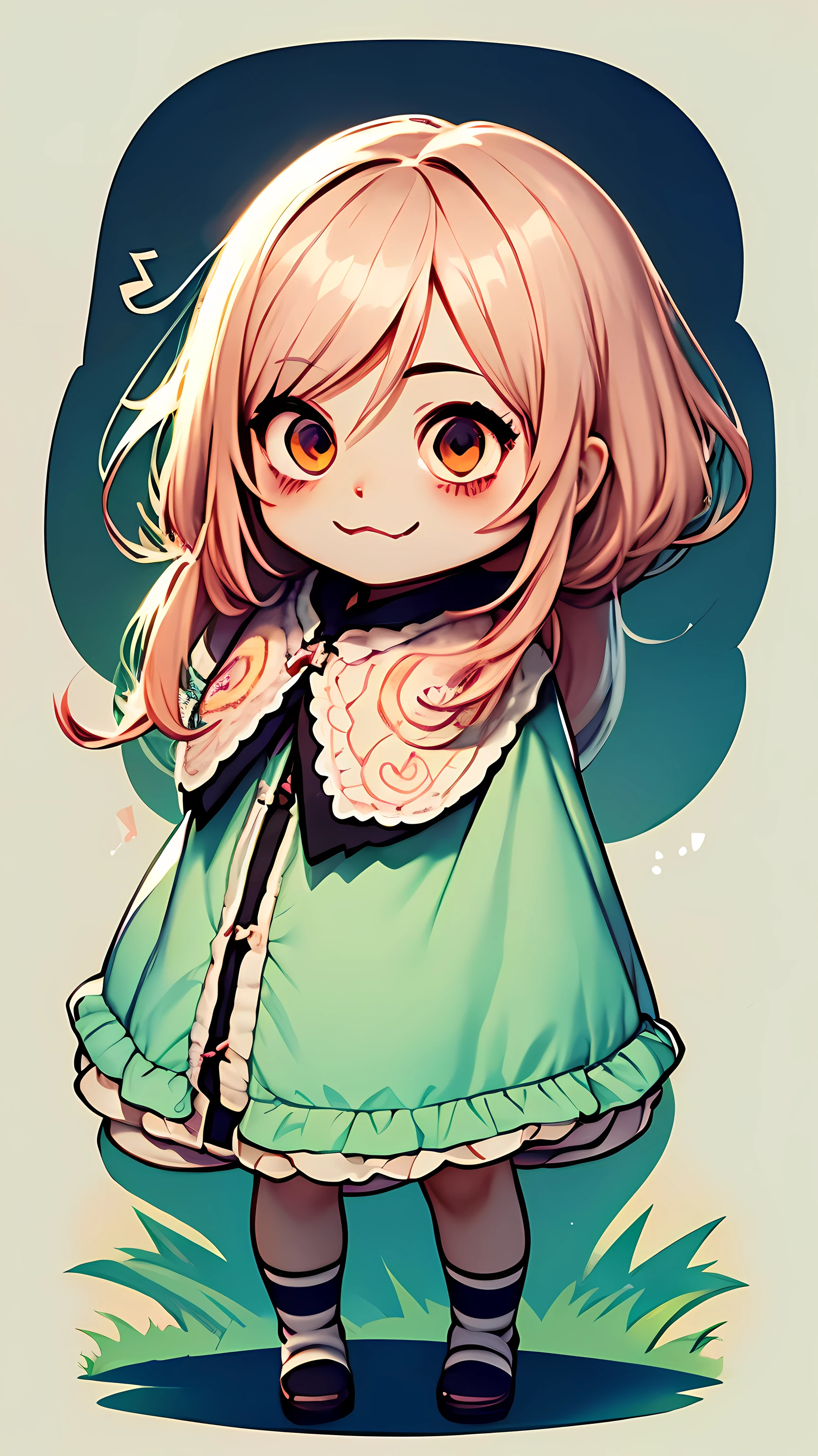 Illustration, Chibi Cute, Anime Girls, Random Character,