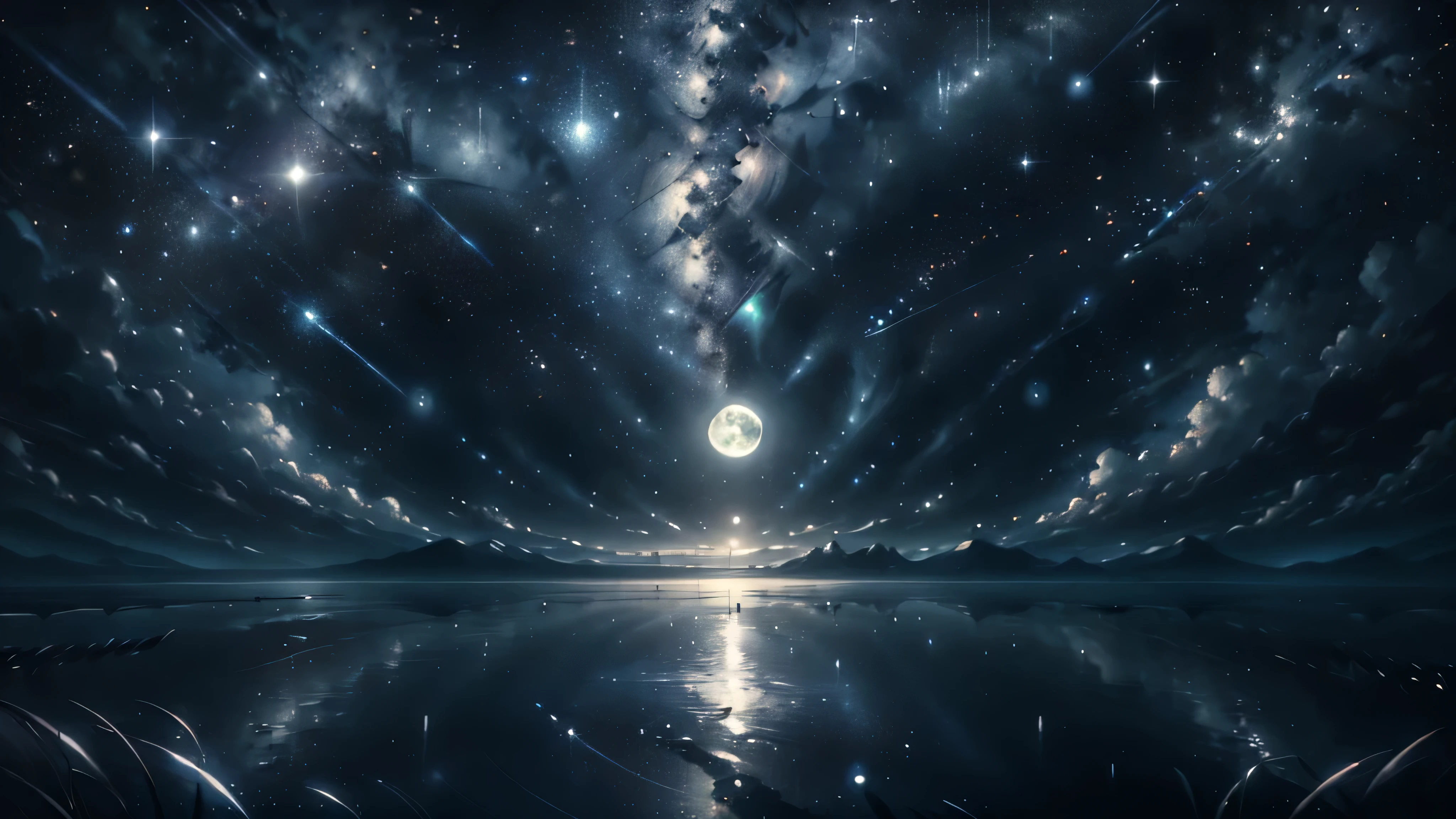 Stars and Moonlight,Background only