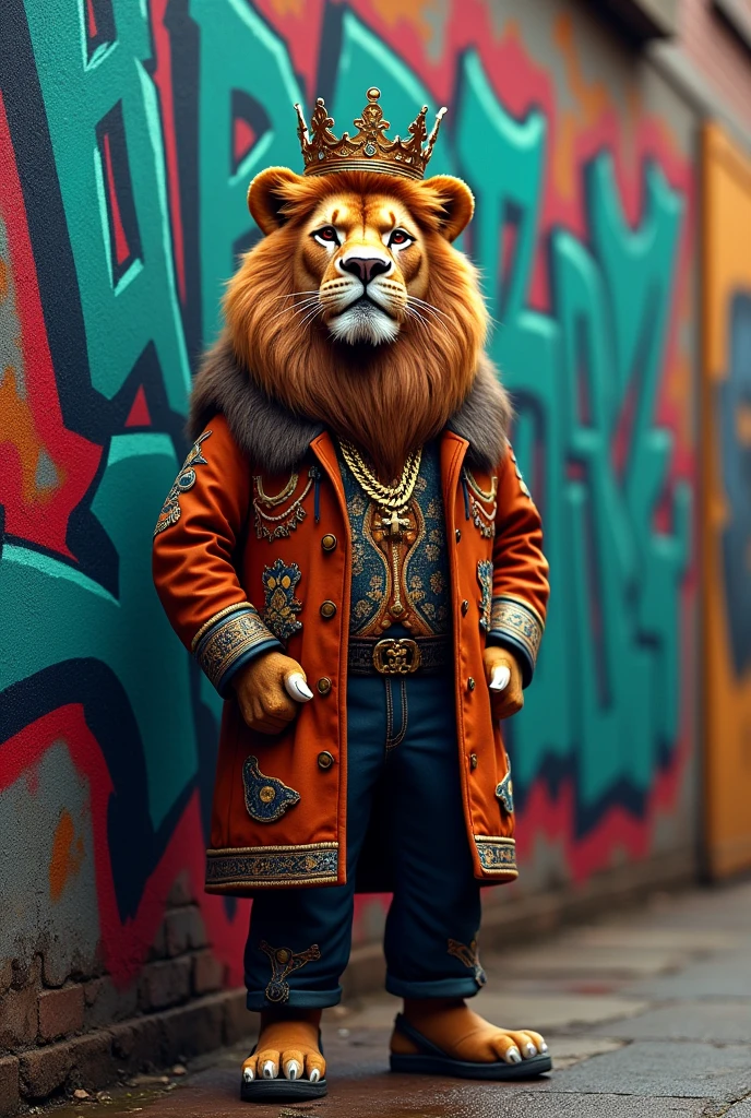 A rapper lion who has a mind of his own 