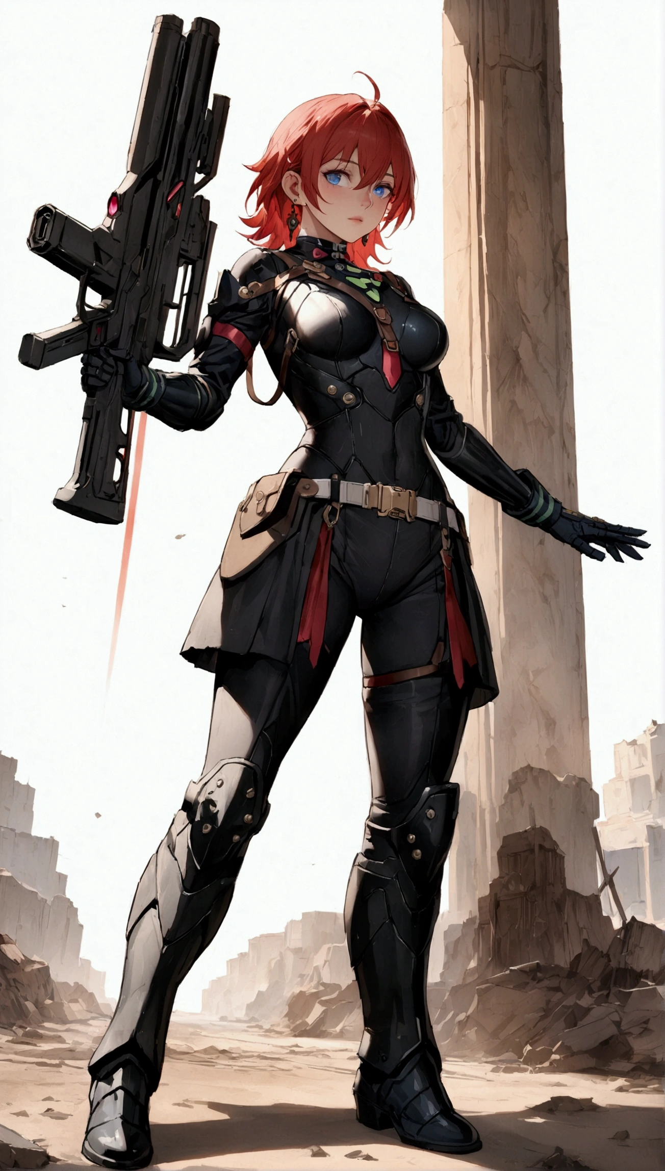 (((Annie Lennox))), (((Dark yellow))), (back view), (((perfect ass))), (((bandaged arms))), ((hooded cloak)), (((Simon Bisley style))), (((best qualityer: 1.4))), (Unbeatable masterpiece), (hiper HD),(CG 8k hyper-realistic), (((brave face))), (((breasts big))), (((hyper feminine))), sexly girl, black tattoo,（ultra short pink hair)), ((( sculptural body ))), (((1 Kizi))), Kizi tatuada de 25 anos com perfectbody,,Beautiful and well-groomed face,muscular body:1.2,solid color detailed jacket, (Head to thigh photos)， Complex equipment, green dark，long pants，Tight clothes are dark，With white stars and off-white stripes,,,,,Armor Metal Electronic Parts, Poison tattoos ) INFO, Kizi, (((standing alone))), pirralha violent, (((14歳))), sexly, pose de atitude, work of art, post-apocalypse, (((manga style))), bounty hunter, violent, Manic, the way you want, slenderbody, thin but strong, perfectbody, roupa moderna, advanced technology, Pleated mini skirt with checkered pattern in red and black, fur collar jacket, sleeves with vertical striped pattern, neutral background, (( cowboy shot )). intricate visual