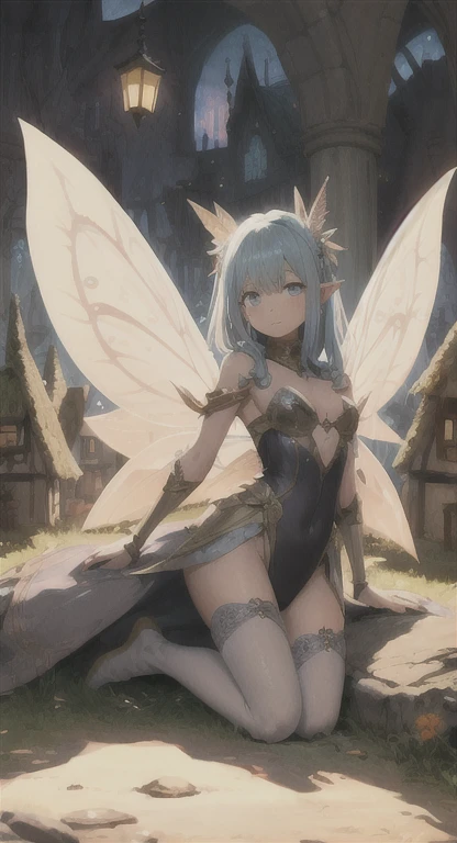 Nsfw,fairy girl, futanari,small penis, ejaculating,