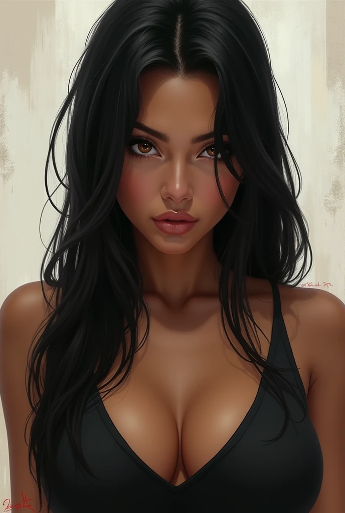 photorealistic, nsfw, dark skinned schoolgirl, busty, nipples