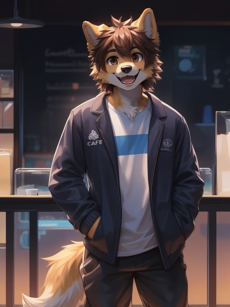 Fursuit, shiba inu, tongue, licking, mouth focus, saliva soaked tongue, anatomically correct