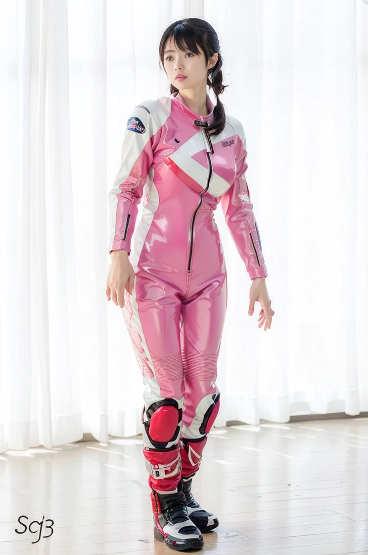 、Pilot Suit、Japanese women、Latex、Black Hair