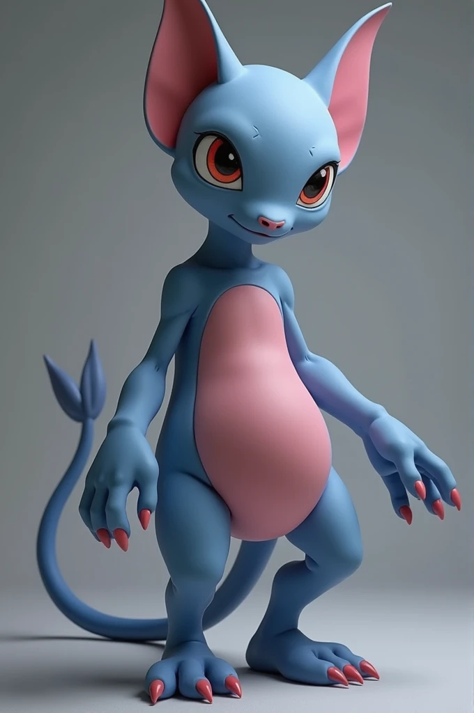 Nsfw, Pokémon, a male rattata, feral, standing on a couch, smiling, seductive, looking at viewer, tapering penis and testicles