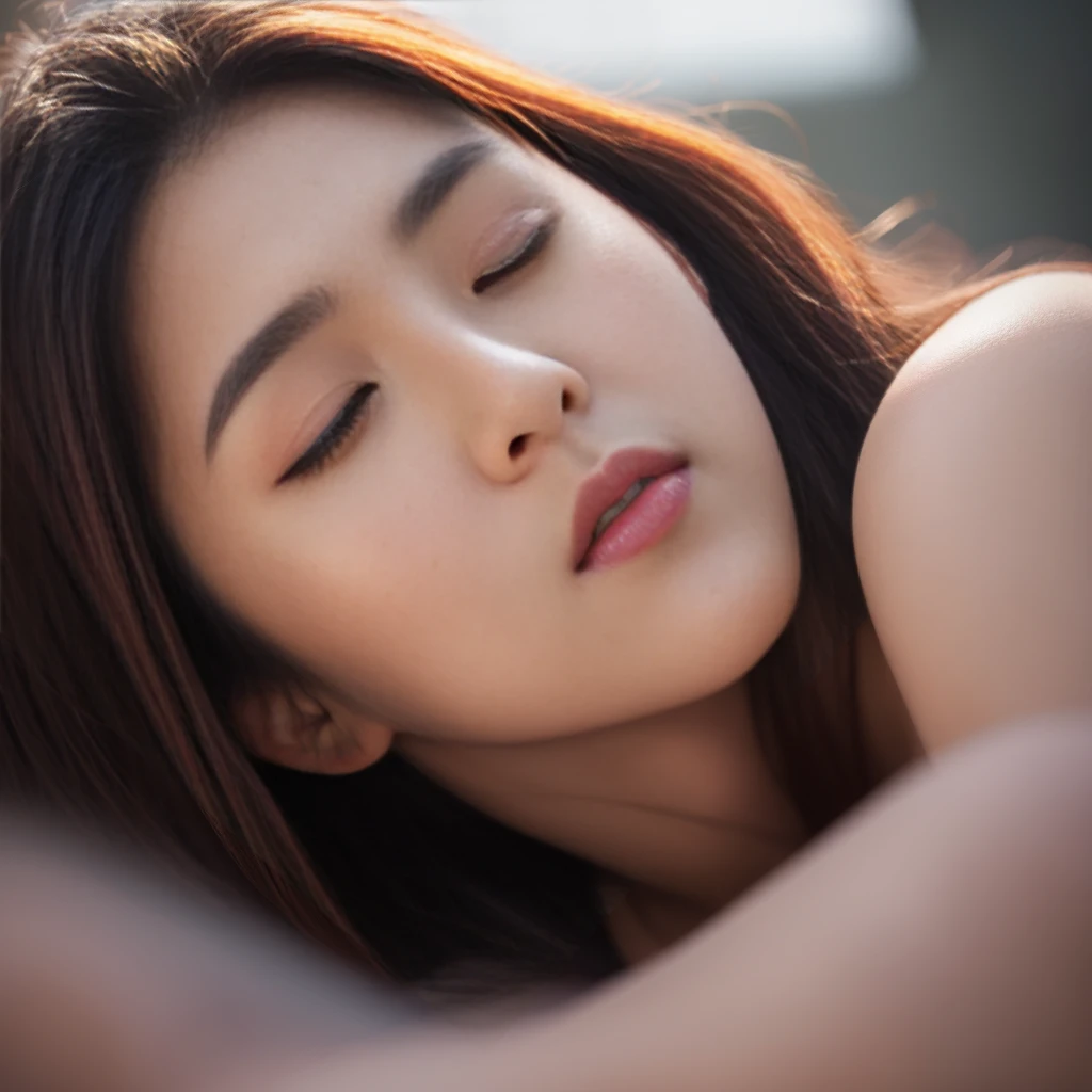 (NSFW, (((Japanese high school girl 10 years old)))、plenty , 8yk、Raw photo、Climax Face、Bust Shot、((Twin tailasterpiece)、(highest quality)、High Resolution、(girl)、(Real、Photorealistic:1.2),((Wearing a navy blue school swimsuit ))、upper body、Looking up、sex appeal、15 years old、Mid-breasted、Eyes closed、Deep sorrow、Sad、Looking up at the sky、bite your lip、room、Background blur,naked、Beautiful small breasts、Pink nipples