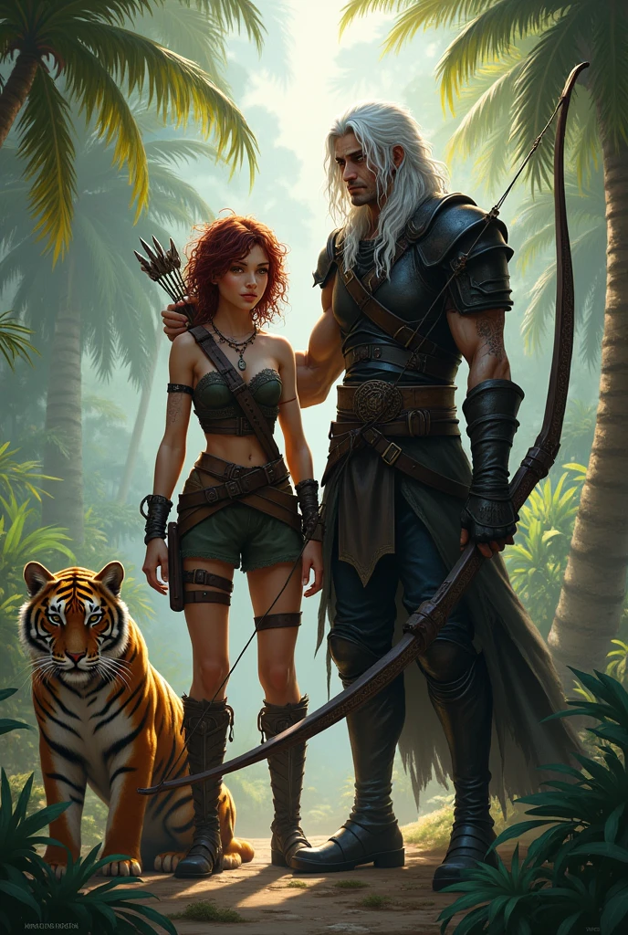 Concept Art, "1 Couple, Handsome Boy", an ultra-detailed and stunningly beautiful CG illustration depicting a sultry green man-wolf with purple hair, sharp green eyes, standing tall in shorts. Gorgeous green fur and yellow dotted on the belly, tail and fur, this animal-like beauty exudes sensuality in every pose, breathtaking rendering, within radiant connections, multiplayer interaction, magical elements, gorgeous, casting colorful spells, bright flashes,