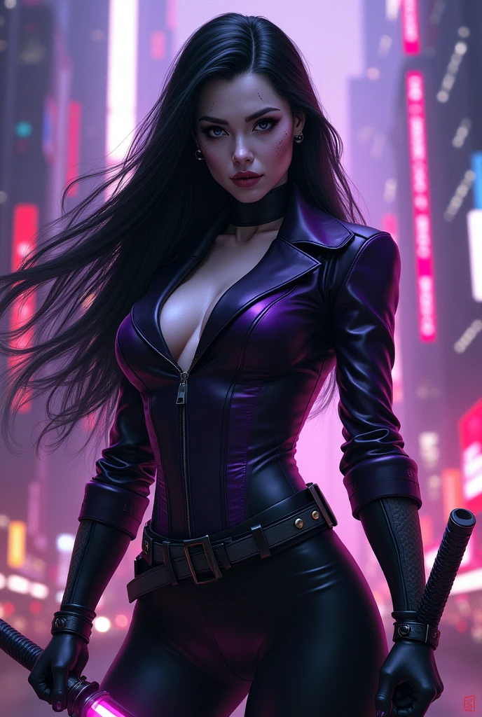cyberpunk-style city with a nocturnal vibe with Matrix-like aesthetic references, glowing huge clock tower as time machine, green glowing cascading code. At night, (1girl, solo, alone), photorealistic, medium-breast slim:0.6 body, oval:0.5 face, cleavage:1.1, sexy black laced bra, miniskirt, white laced panty, coat, (black micro sunglasses), (holding a short gun), (slightly leaning forward running pose), ((half-body thigh level medium shot)), cinematic lighting, ray tracing, motion blurred background.