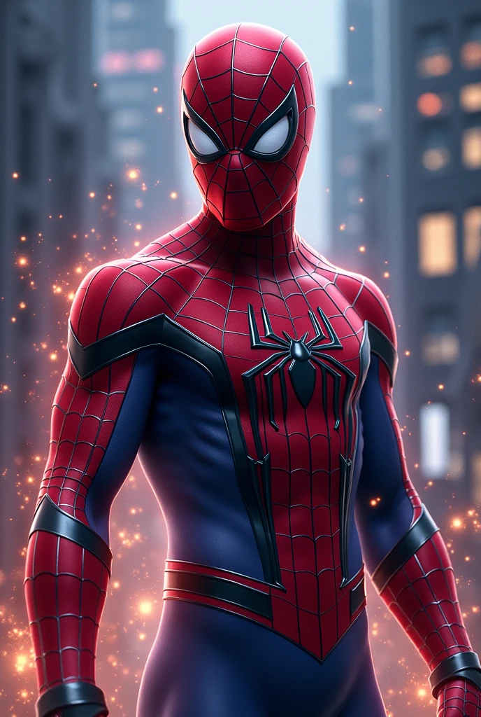 Spiderman with a shirt from the U of Chile