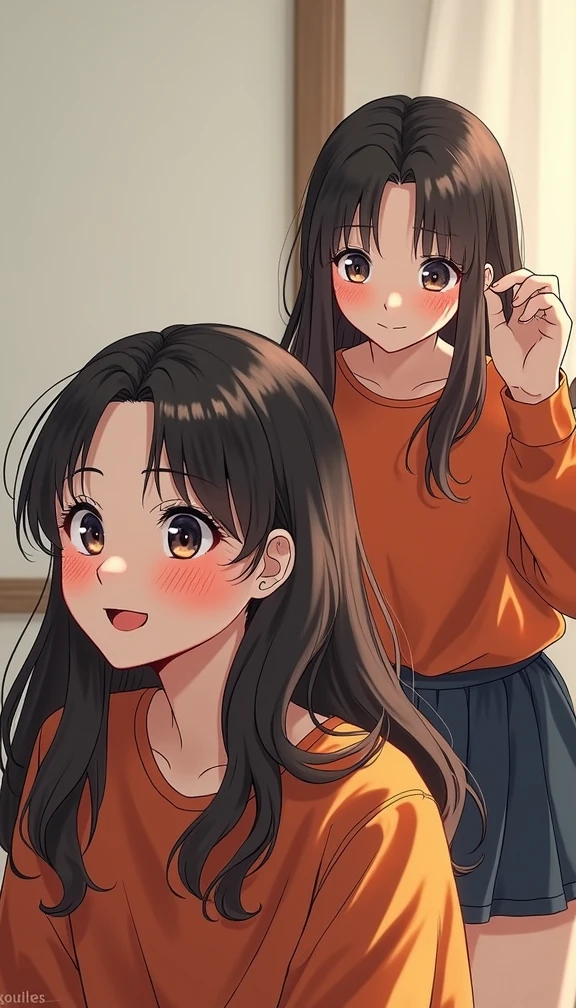 (masterpiece, best quality), 1girl, <lora:chii:1> Chii, 1girl, brown hair, brown eyes, medium hair, blush