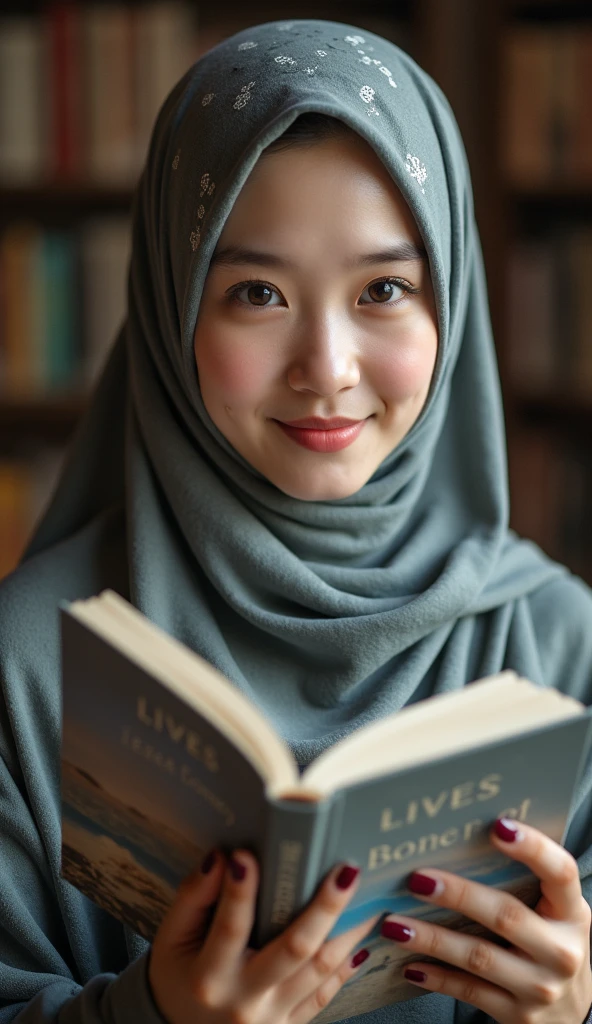 make a professions characters with transparent image , a teacher with book , wear tudung cutee and beautiful and handsome character , white-skin character