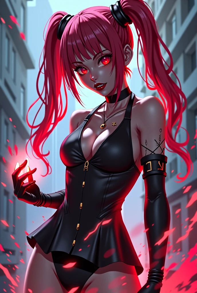 (SailorMoonGoth:1), (HellscapeV1:1.2), (succubus, succubus horns, succubus wings, pink glowing succubus tattoo, metal collar:1.4), (death metal goth, dark, death metal concert, death metal hair, death metal clothes, fishnets, tattoo, piercings, chain accessories, navel piercing, death metal choker, death metal makeup, tramp tattoo, public tattoo, over the shoulder jacket, evil smile:1.3), (shiny glossy translucent clothing, gleaming oily latex fabric:1.1),
ultra wide angle shot, cinematic style, 8k, RAW photo, photo-realistic, masterpiece, best quality, absurdres, incredibly absurdres, huge filesize, extremely detailed, High quality texture, Cinematic Lighting, physically-based rendering, Ray tracing,
photorealistic, octane render, best quality, looking at viewer, looking down, sharp focus, (8k), (4k), (Masterpiece), (Best Quality), (realistic skin texture), extremely detailed, intricate, hyper detailed, illustration, soft lighting, high resolution, sharp detail,