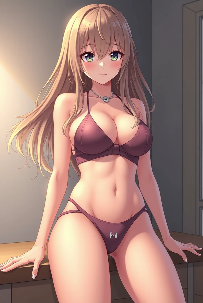Linda rubia en bikini