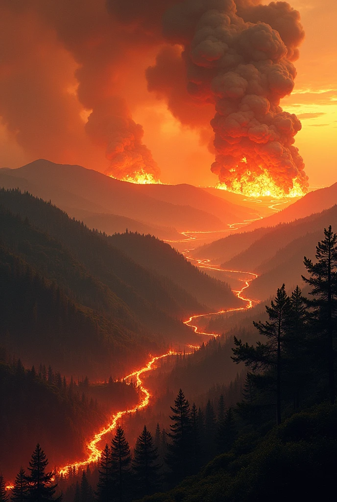 extinguish the mountain fire, set fire to the whole tree