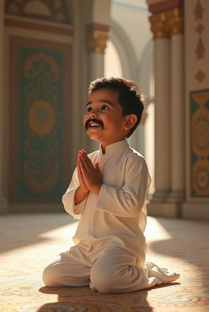 (photorealism:9.6), beautiful g
Boy, sitting on bed, wearing turben , islamic dress, black hair, indoors, soft lighting, plants in background, window with sunlight, cozy room, relaxed pose, realistic, intricate details, warm colors, by Greg Rutkowski, by Alphonse Mucha