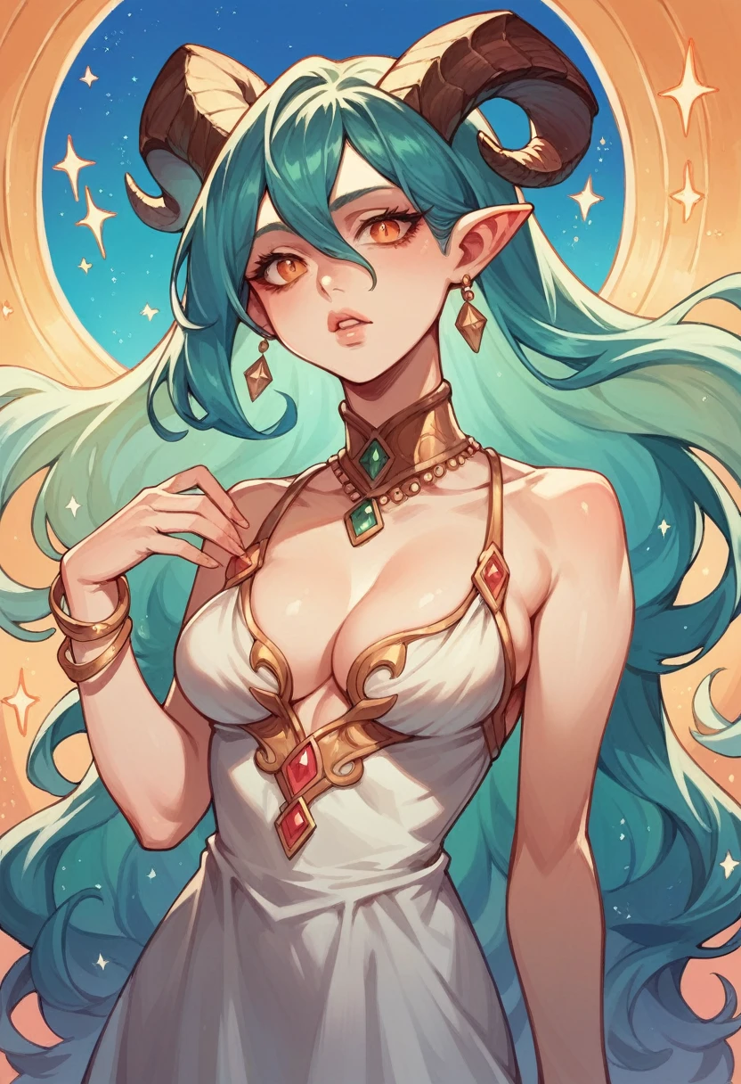 ethereal and graceful Shénlíng beings, tall stature between 1.8m-2.1m, slender and delicate physique, clear and radiant skin with luminescent glow, large expressive eyes in vibrant colors reflecting ancient wisdom, long silky hair in deep black to golden brown shades adorned with natural elements, lightweight and translucent lotus-petal-like clothing in colorful traditional patterns, pointed elven-like ears as a distinctive magical feature.
