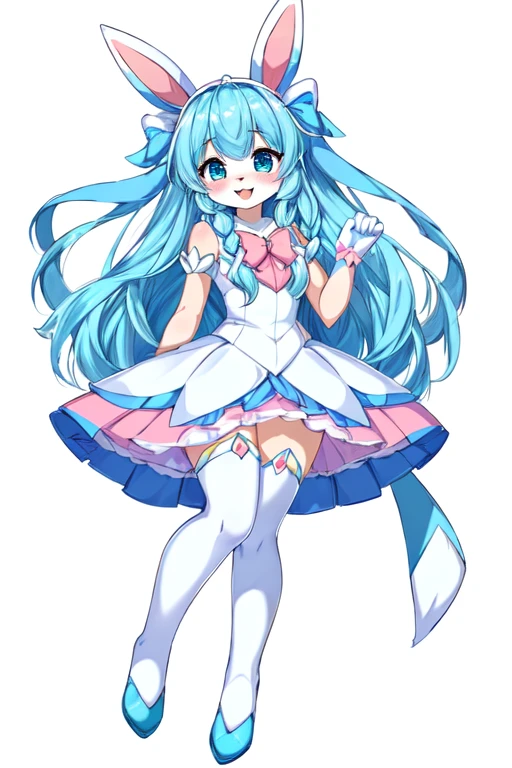 goblin girl, blue hair, very long hair, dark_ skin, dark skin goblin, very dark skin girl natural huge breasts, hair between eyes, twintails, chubby, chubby girl, chubby girl goblin, wide hips, blue eyes, mole, mole on chest, age up, lips, big lips, thick eyebrows, body with fur, tusk, short girl, short goblin girl twintails, short girl, highly detailed, high quality, best quality, 8k, full body, fat, fat girl, smile, Wedding dress, dress, white dress, kiss, sending kiss