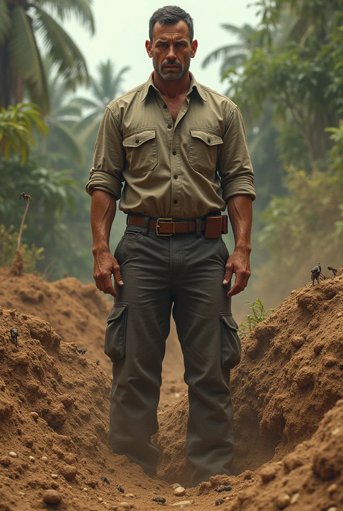 There lived a tiger in a jungle I saw a man like