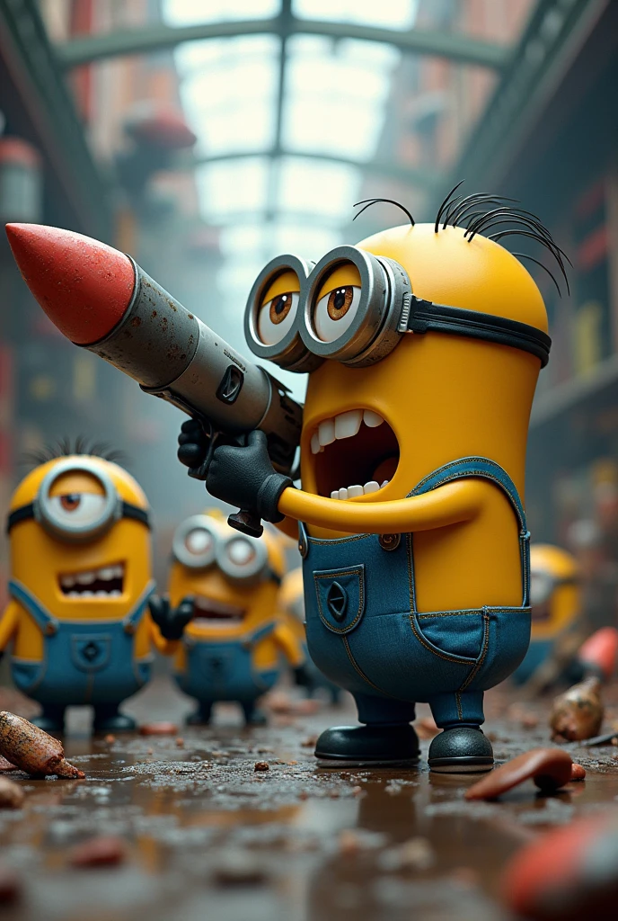 minnions high on drugs killing themself and people