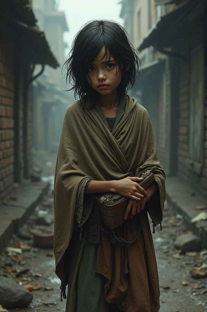 A poor girl - SeaArt AI