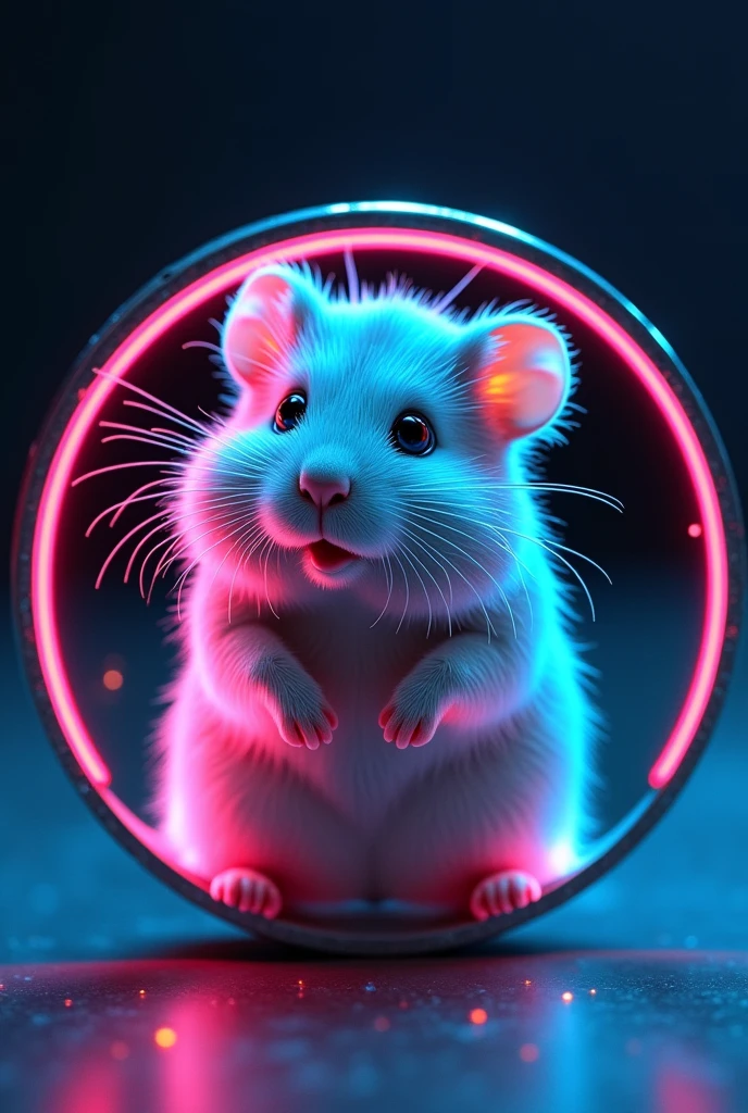 <lora:shineglasscd_xl-000005:0.7>,a (shineglasscd_xl,shine glass,neon lights,light particles,colorful:1.3,gradient,chromatic aberration) mechanical rat,no humans,long-focus,tilt-shift,dark background,simple background,full body,chinese zodiac,cutie,cute,still life,front view,facing viewer,looking at viewer, emotional,harmonious,high budget,moody,epic,gorgeous,perfect lighting,realistic,photorealistic,photographic,photo (medium),real,moody lighting,volumetric lighting,reality ray tracing,8K,HDR,UHD,masterpiece,best quality,highly detailed,high resolution,finely detail,extremely detailed,ultra detailed,wallpaper