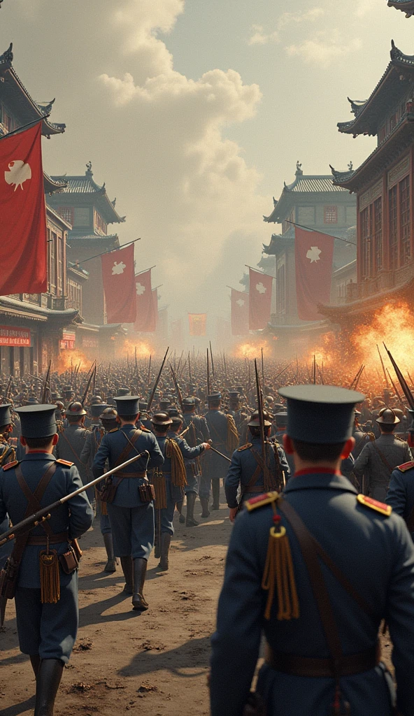 Sino-Japanese War and Battle of Pyongyang - SeaArt AI