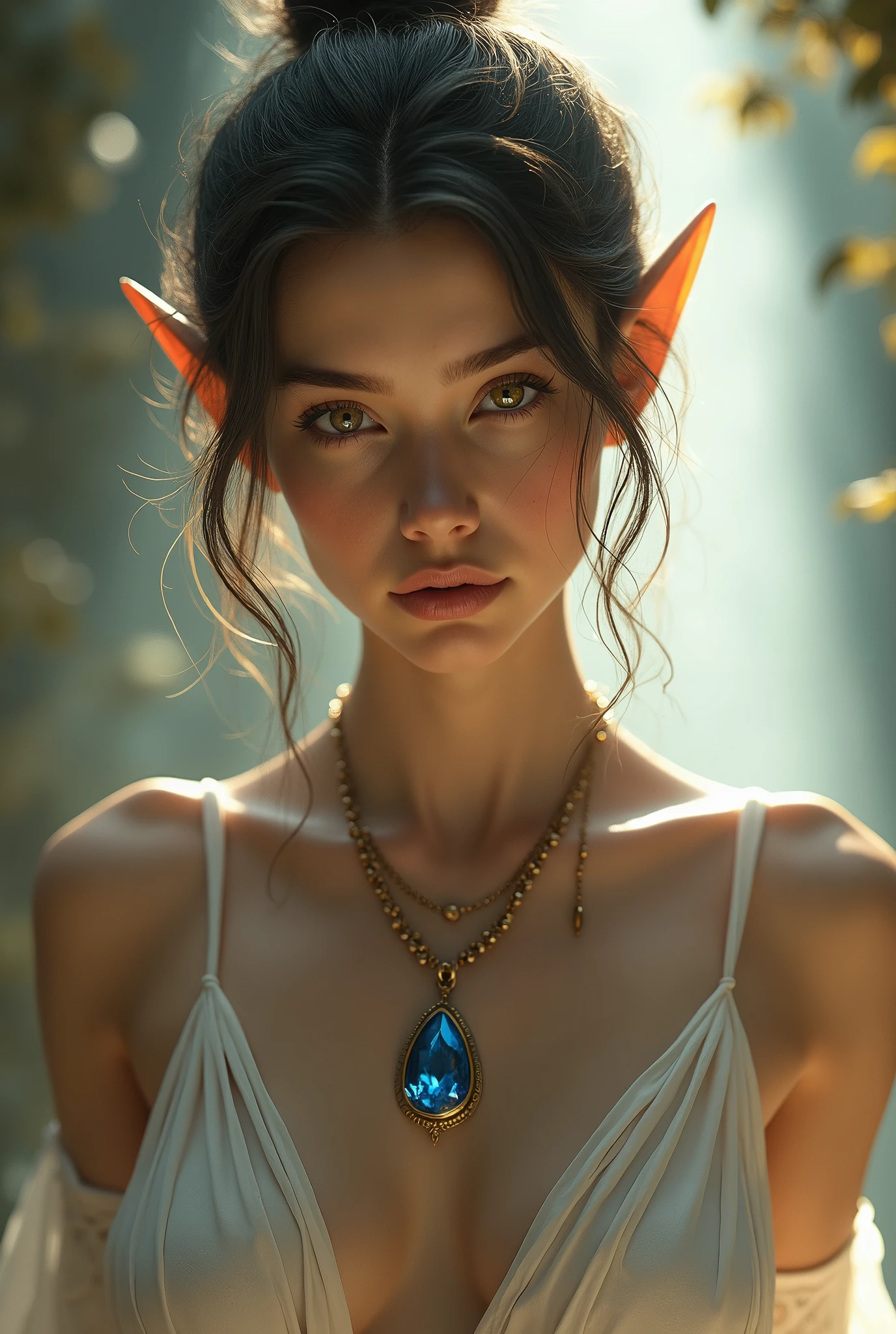Faun a broken single horn, a terrifying face, glowing eyes, a body with a burning effect, and a scary background. Realistic (Wide portrait, masterpiece, highest quality, UHD texture, High quality shadow, intricate details, beautifully detailed, vivid colors, cinematic light, soft glow, bokeh, sharp focus, perfect composition, best quality, 4k, highres, ultra-detailed, polished, complex, elegant, sharp focus, illuminated, professional, iconic, gorgeous, romantic)