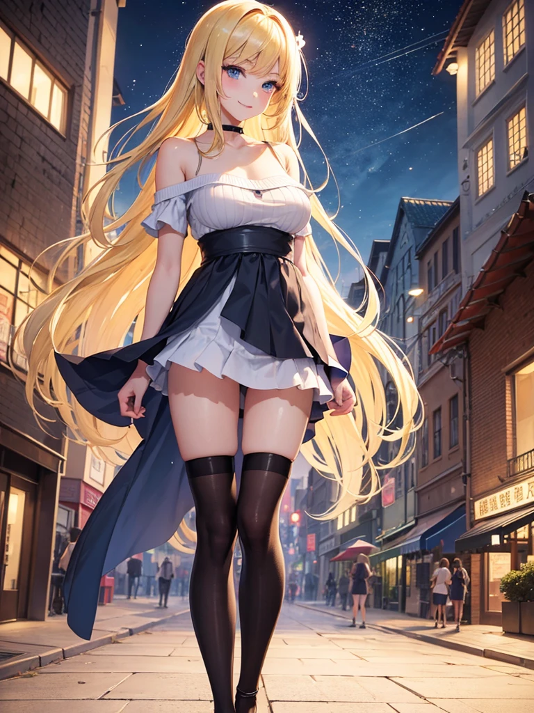 full bodysuit,latex, (dress lift Transparent see-through shiny clothes:1.2),outdoors,night Long Hair Blonde Toddler girl