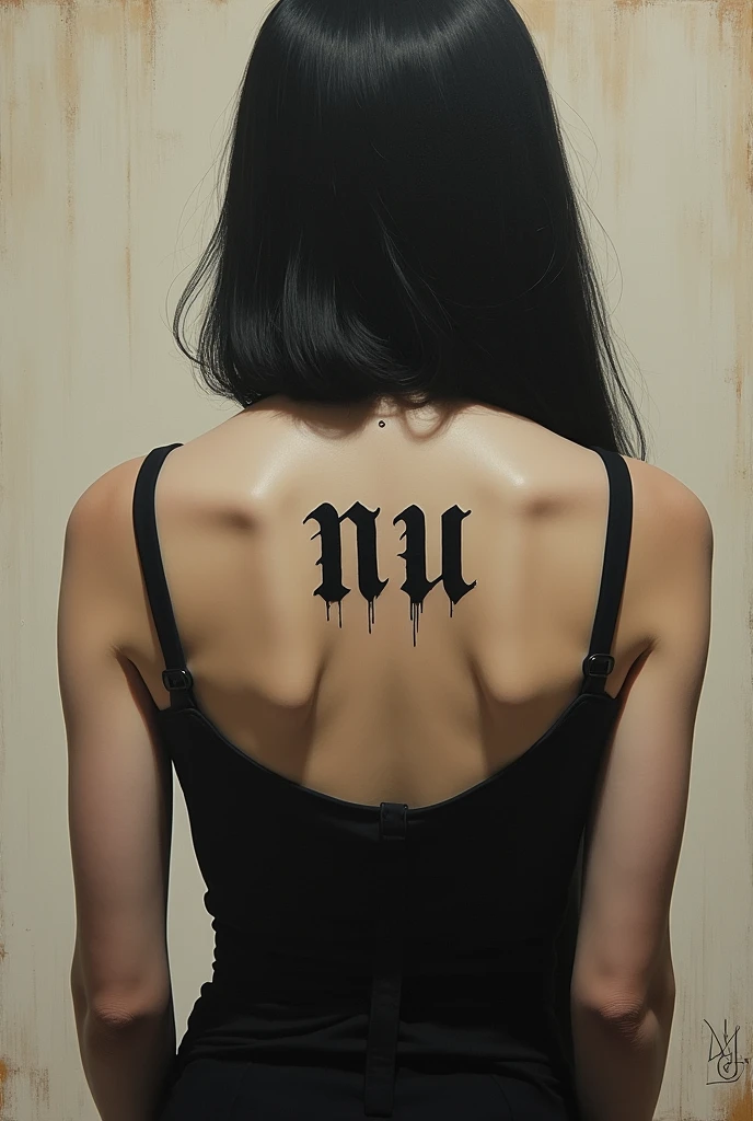 {with the text:"Angles is Fallen":1.6},in style of Hans Hartung,in style of Henrietta Harris
amazing artistic special effects from Hans Hartung,{1girl:1.1},multi-tied hair,neck tattoo,a seductive kiss,head_tilt,metal slave collar
