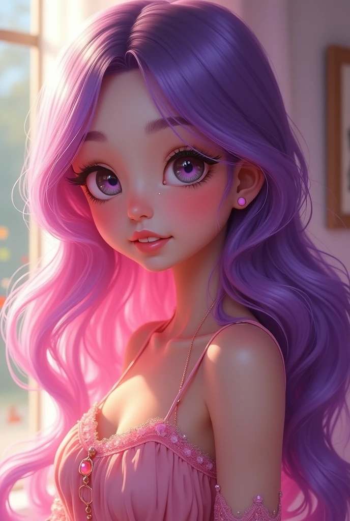 beautiful woman with long hair and a pink pastel blue sports bra, hard nipples visible,amazing grey blue eyes,big breasts shown,collarbone visible,around 1 9 years old, portrait sophie mudd, around 20 yo, profile image, 18 years old, realistic quality photo, profile pic, profile picture, selfie of a young woman, wprofile photo, beautiful smile,