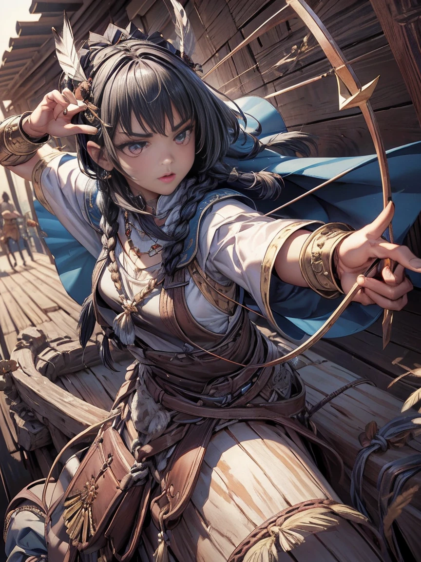 Top quality. Painting by Akihiko Yoshida. Illustration. Character design. Woman. 14 years old. A world of swords and sorcery. Miniskirt. Lying down and legs open. --auto --s2